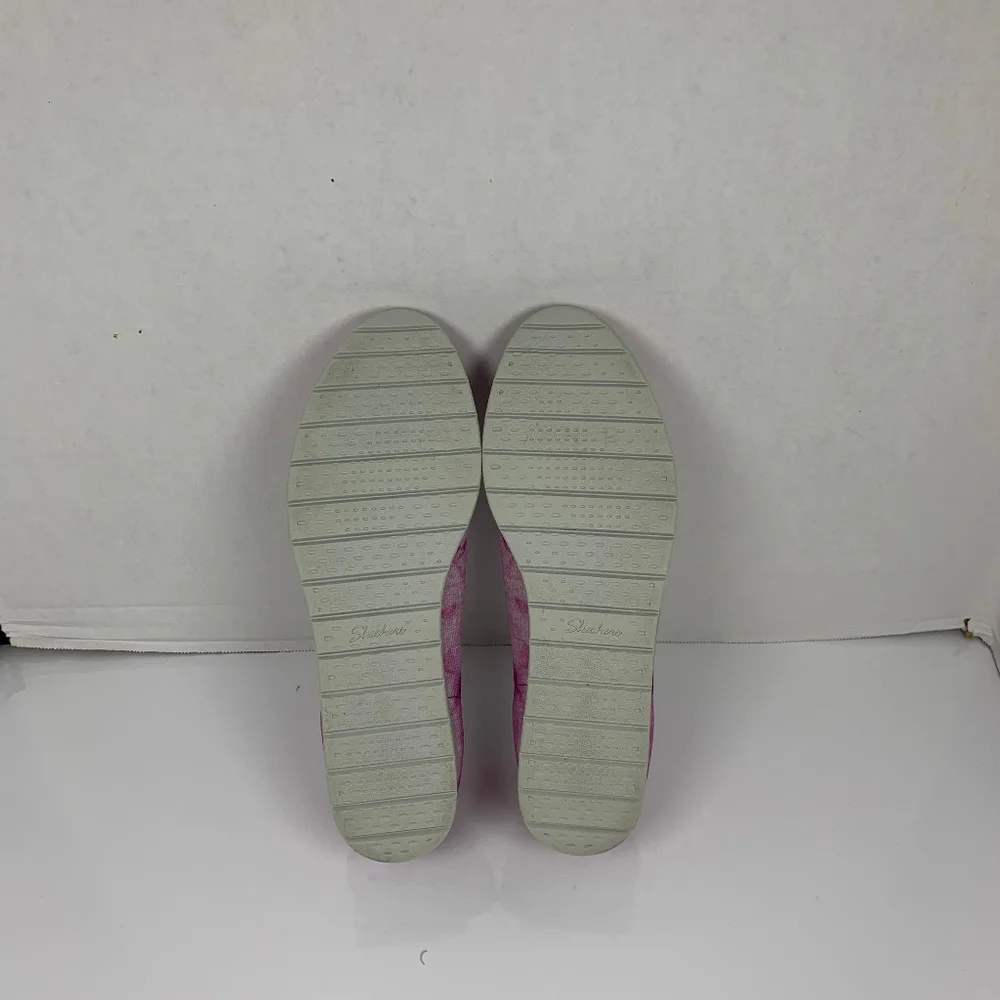 Skechers Women Cloe Flex Wedge Tie-Dye Pink Slip-On Sneakers 8.5 - Picture 5 of 9